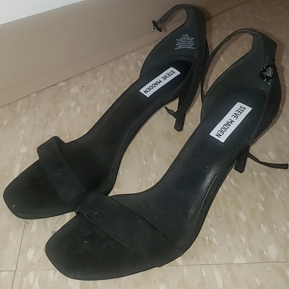 Suede steve madden heeled sandals - Picture 2 of 6